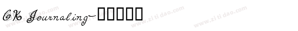 CK Journaling字体转换